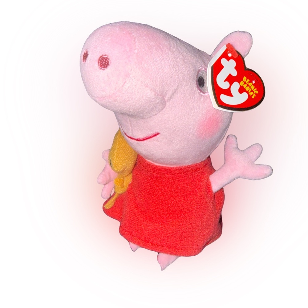 TY Beanie Baby x Peppa Pig Beanie Baby NEW WITH TAGS